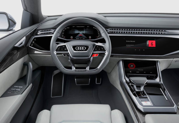 Представлен прообраз кросс-купе Audi Q8 E-tron 2017-2018 в новом кузове